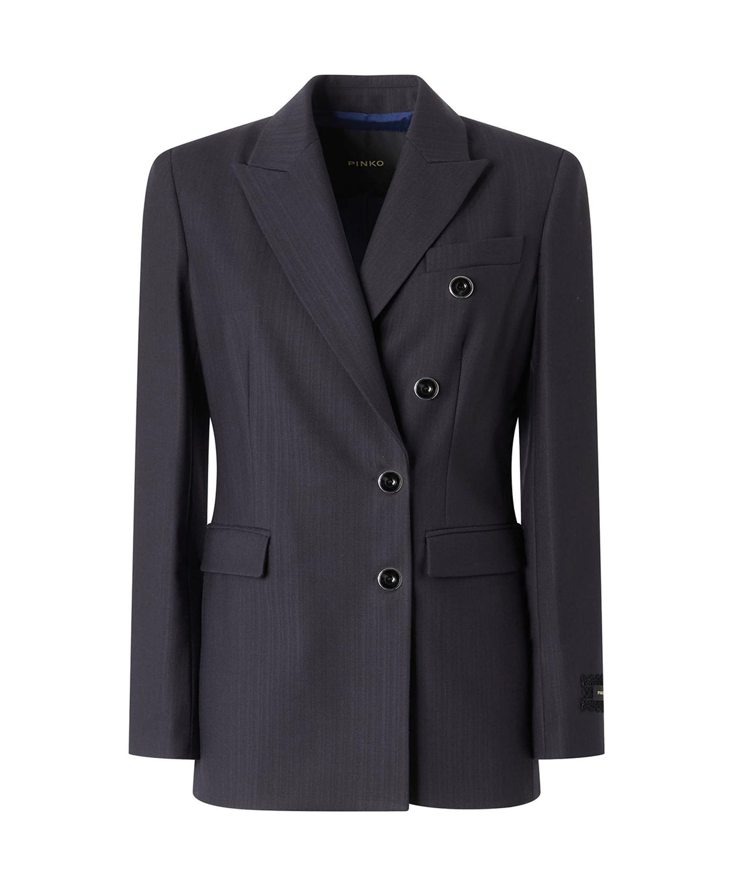 Blazer doppiopetto in misto lana 107513 A3IFG03 PINKO 