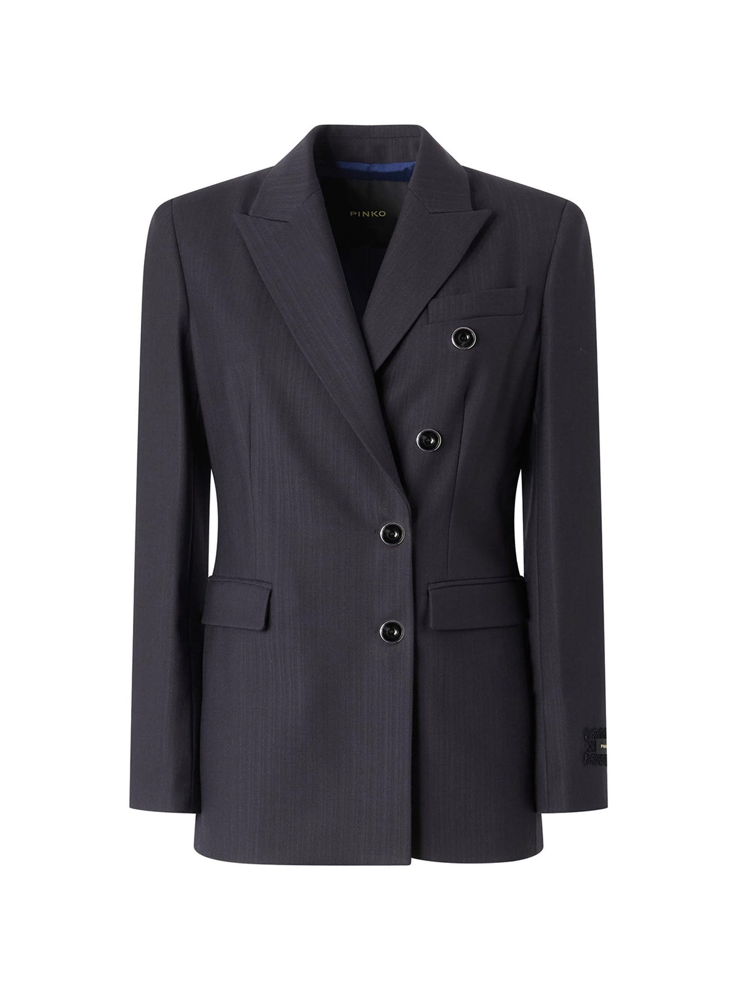 Blazer doppiopetto in misto lana 107513 A3IFG03 PINKO 