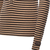 Maglia serafino in misto lana a righe 107514 A3KCCM0 PINKO 