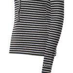 Maglia serafino in misto lana a righe 107514 A3KCIZ9 PINKO 
