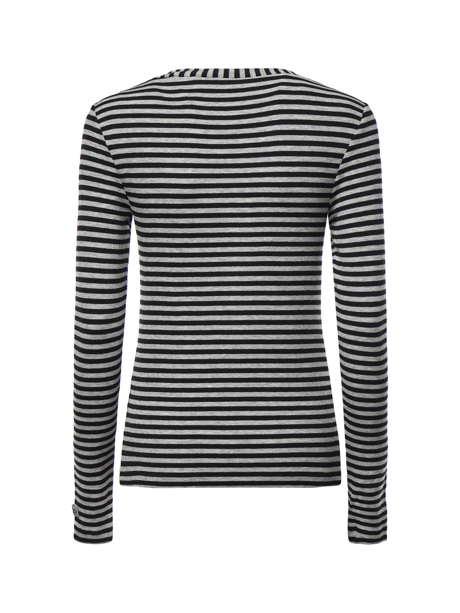 Maglia serafino in misto lana a righe 107514 A3KCIZ9 PINKO 