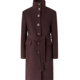 Cappotto in misto lana con cintura 107521 A3FGRR7 PINKO 