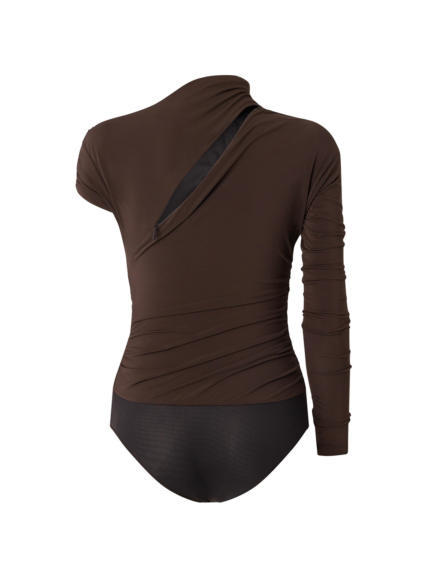 Maglia body con maniche asimmetriche 107527 A2GSL72 PINKO 