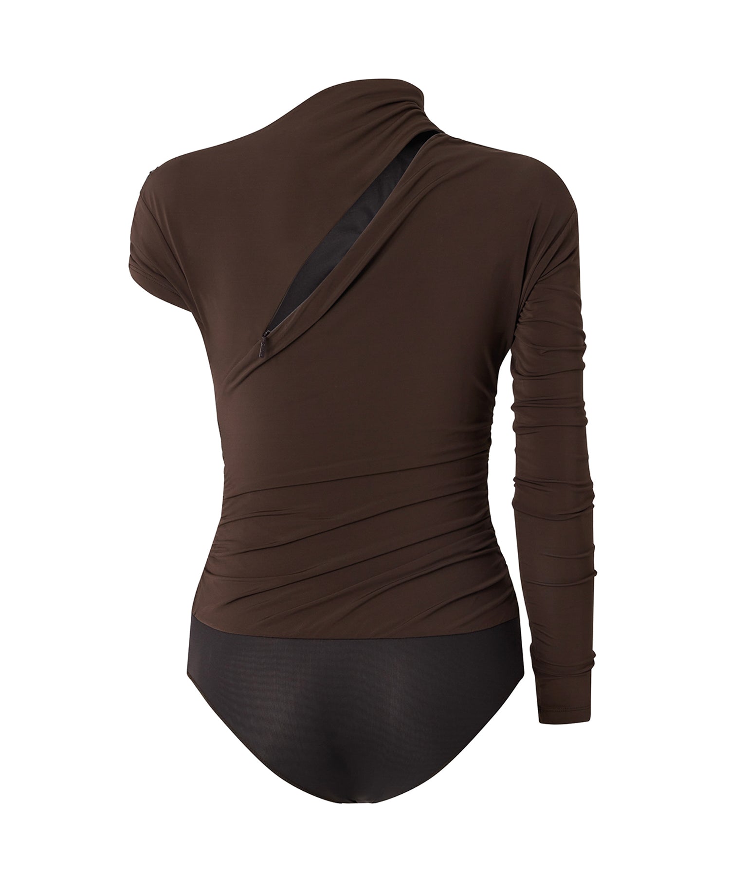 Maglia body con maniche asimmetriche 107527 A2GSL72 PINKO 