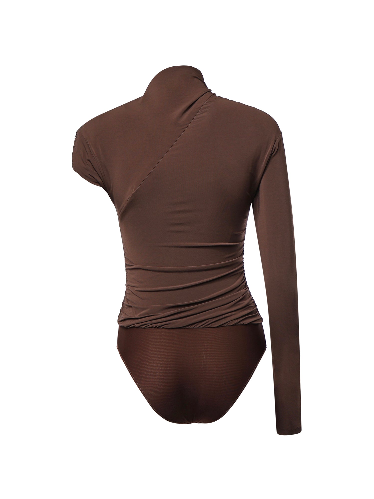 Maglia body con maniche asimmetriche 107527 A2GSL72 PINKO 