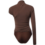 Maglia body con maniche asimmetriche 107527 A2GSL72 PINKO 