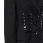 Blazer con design bustier in frescolana 107583 A3G3Z99 PINKO 