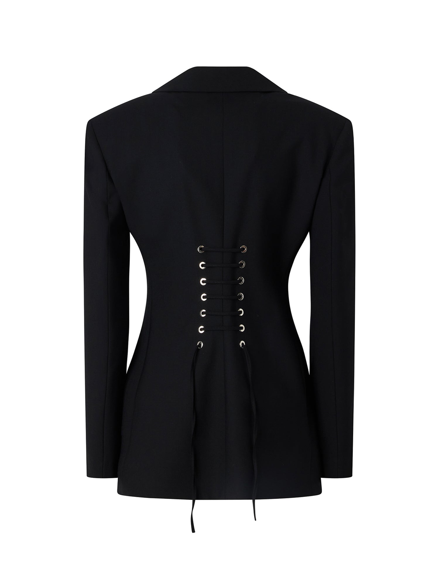 Blazer con design bustier in frescolana 107583 A3G3Z99 PINKO 