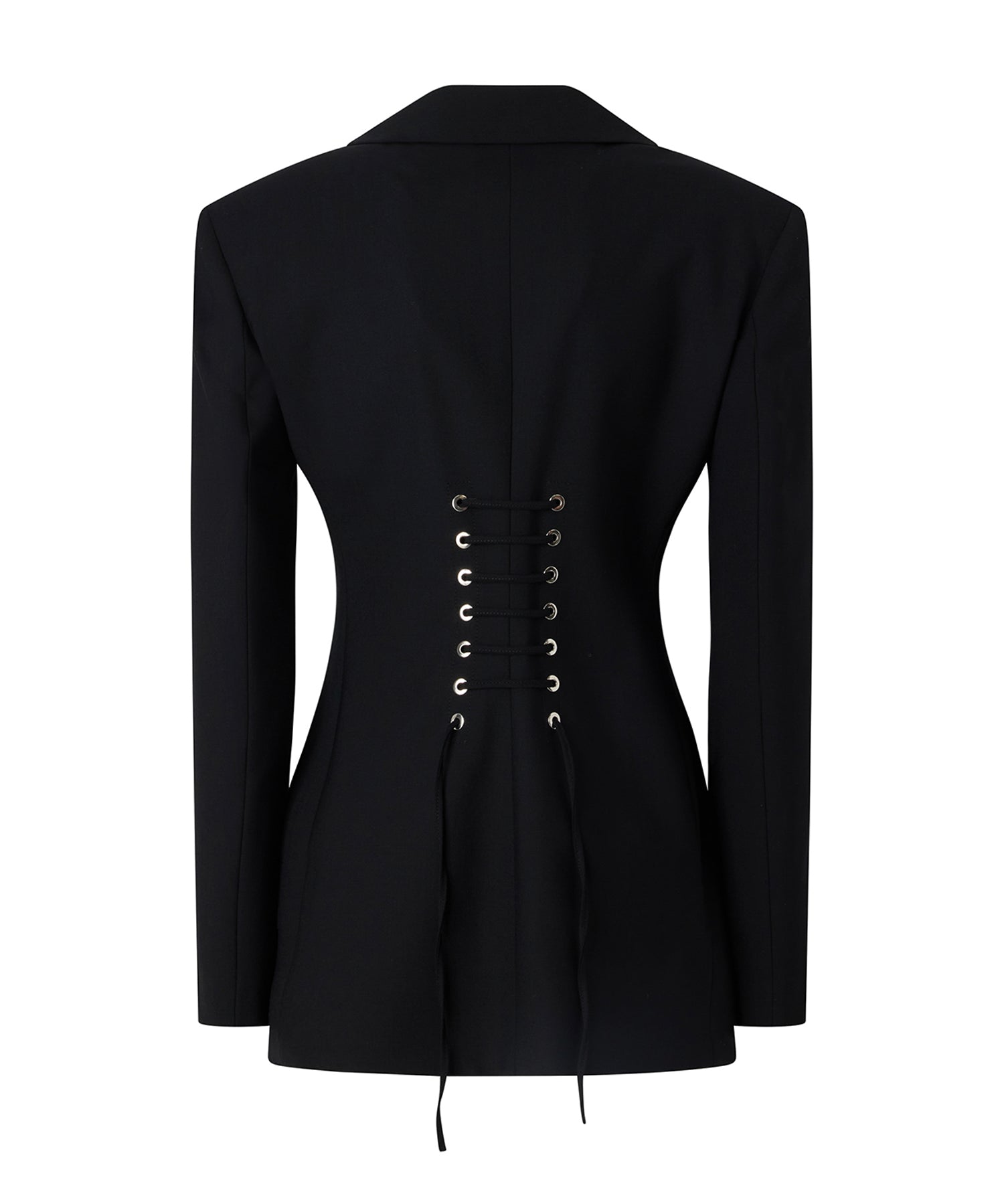 Blazer con design bustier in frescolana 107583 A3G3Z99 PINKO 