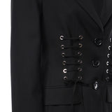 Blazer con design bustier in frescolana 107583 A3G3Z99 PINKO 