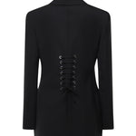 Blazer con design bustier in frescolana 107583 A3G3Z99 PINKO 