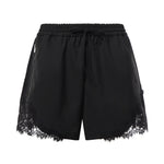 Shorts fluidi con inserto in pizzo 107584 A3KEZ99 PINKO 