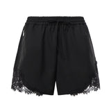 Shorts fluidi con inserto in pizzo 107584 A3KEZ99 PINKO 