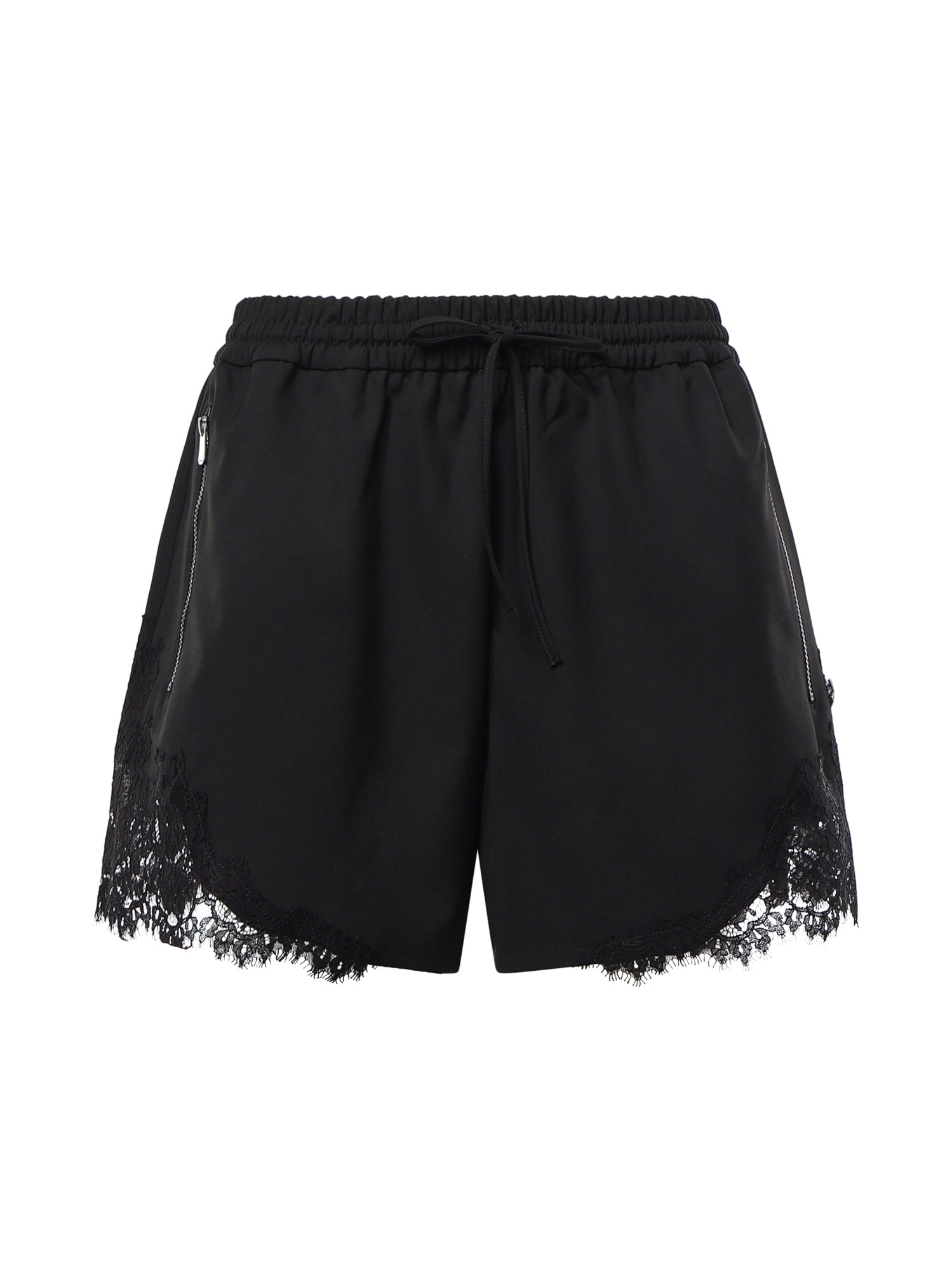 Shorts fluidi con inserto in pizzo 107584 A3KEZ99 PINKO 