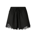 Shorts fluidi con inserto in pizzo 107584 A3KEZ99 PINKO 