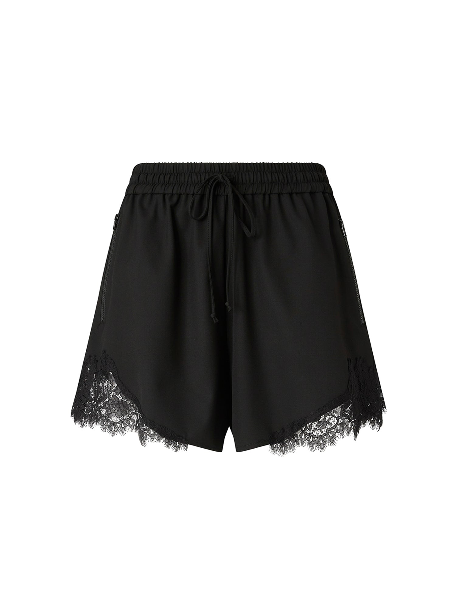 Shorts fluidi con inserto in pizzo 107584 A3KEZ99 PINKO 