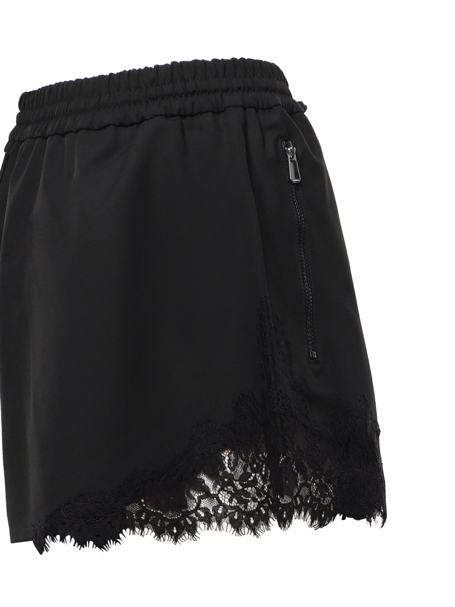 Shorts fluidi con inserto in pizzo 107584 A3KEZ99 PINKO 