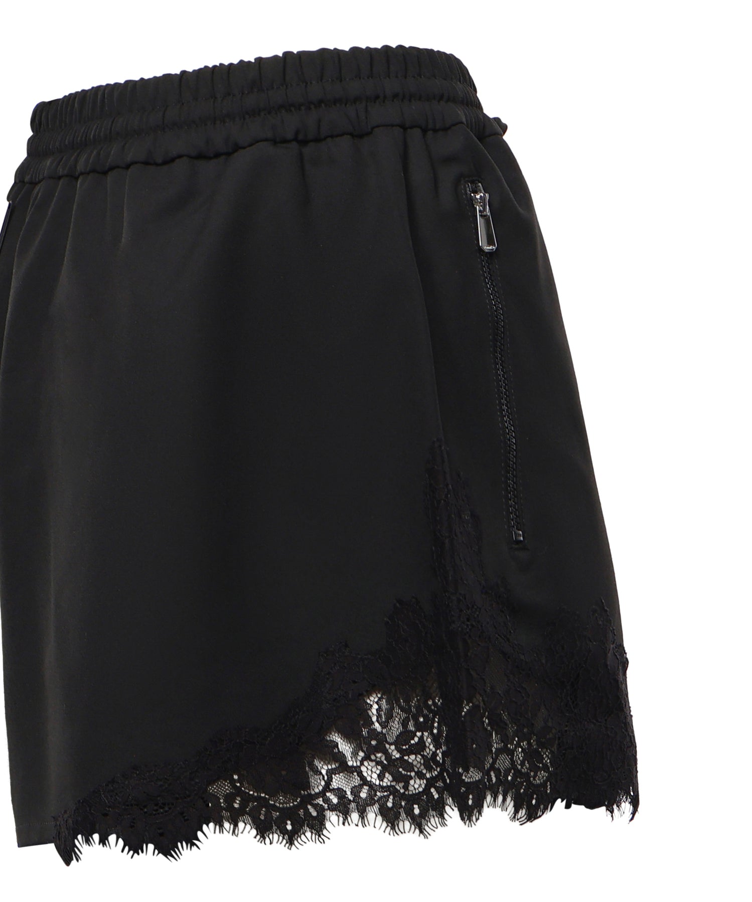 Shorts fluidi con inserto in pizzo 107584 A3KEZ99 PINKO 