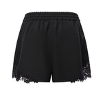 Shorts fluidi con inserto in pizzo 107584 A3KEZ99 PINKO 