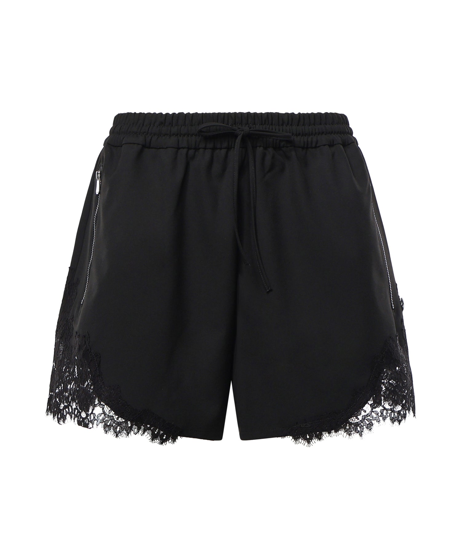 Shorts fluidi con inserto in pizzo 107584 A3KEZ99 PINKO 