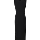 Abito midi con stringhe 107587 A3G3Z99 PINKO 