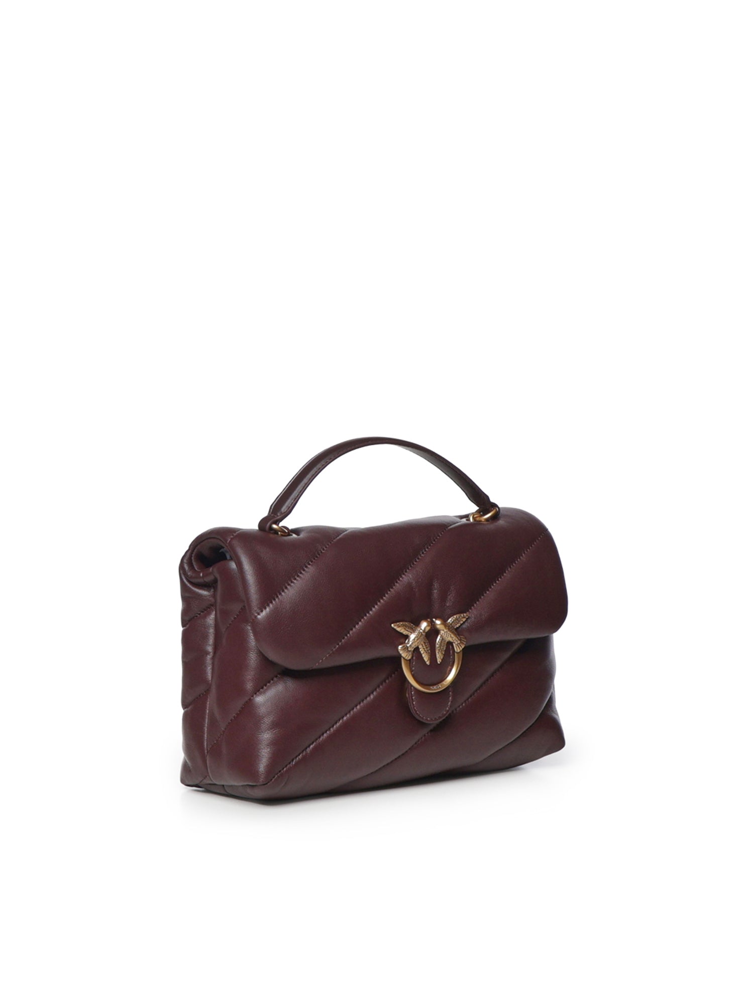 Borsa Love Puff Classic Small in pelle 107616 A0F2W34Q PINKO 