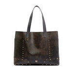 Borsa shopper in pelle cloud con patch e borchie 107650 A3MAL64Y PINKO 