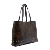 Borsa shopper in pelle cloud con patch e borchie 107650 A3MAL64Y PINKO 
