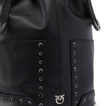 Borsa a tracolla Bucket Mini in pelle con borchie 107652 A3LQZ99N PINKO 
