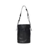 Borsa a tracolla Bucket Mini in pelle con borchie 107652 A3LQZ99N PINKO 