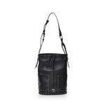 Borsa a tracolla Bucket Mini in pelle con borchie 107652 A3LQZ99N PINKO 
