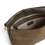 Borsa a tracolla Love Satchel Classic in suede 107655 A0F6V65Q PINKO 