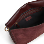 Borsa a tracolla Love Satchel Classic in suede 107655 A0F6W34Q PINKO 