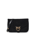 Borsa a tracolla Love Satchel Classic in suede 107655 A0F6Z99Q PINKO 