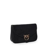 Borsa a tracolla Love Satchel Classic in suede 107655 A0F6Z99Q PINKO 
