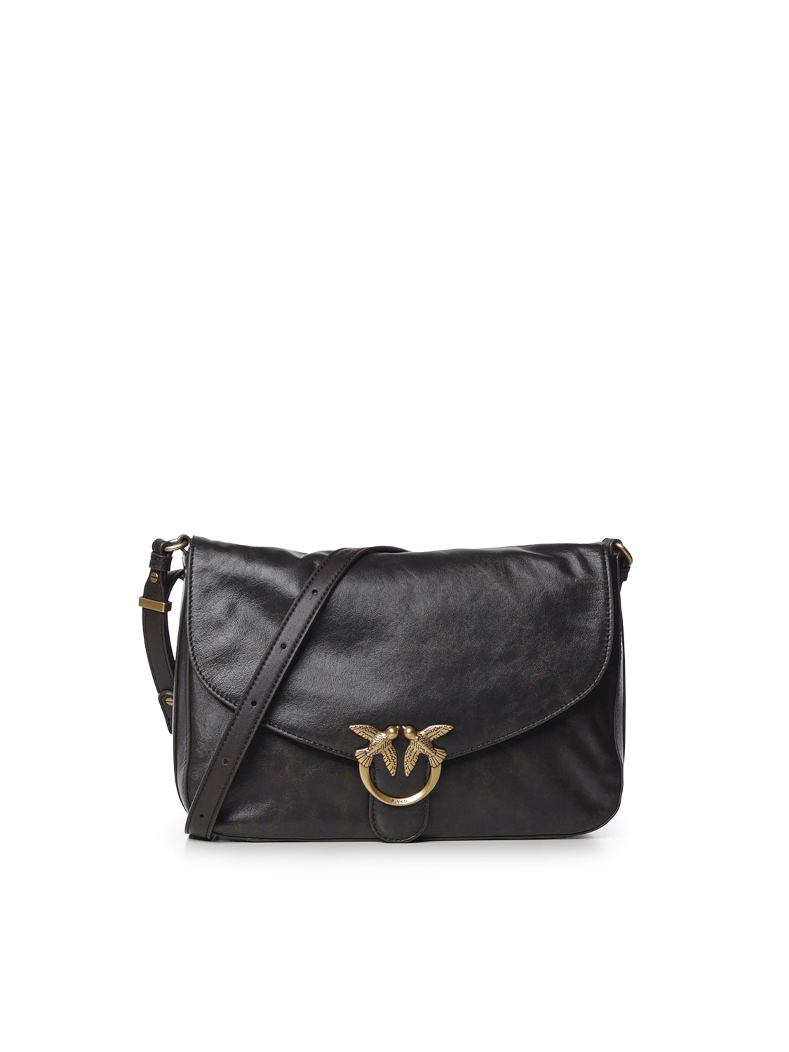Borsa Love Satchel in pelle 107655 A3LOL64Q PINKO 