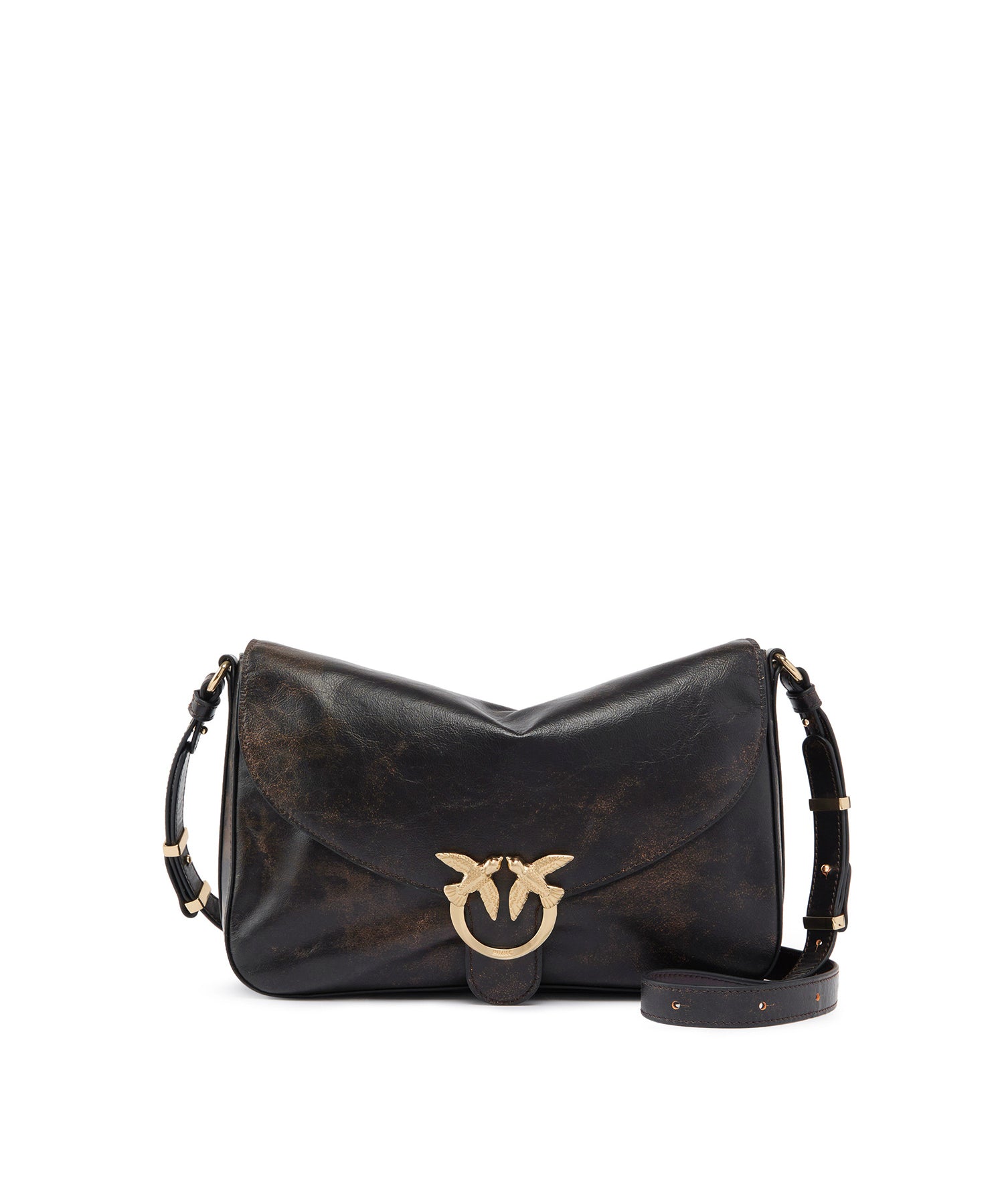 Borsa Love Satchel in pelle 107655 A3LOL64Y PINKO 