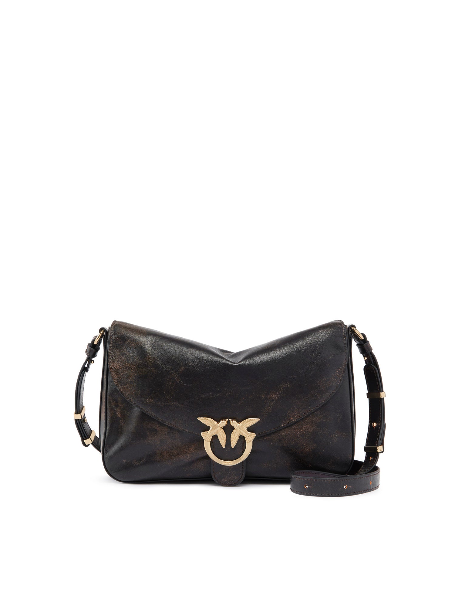 Borsa Love Satchel in pelle 107655 A3LOL64Y PINKO 