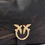 Borsa Love Satchel in pelle 107655 A3LOL64Y PINKO 