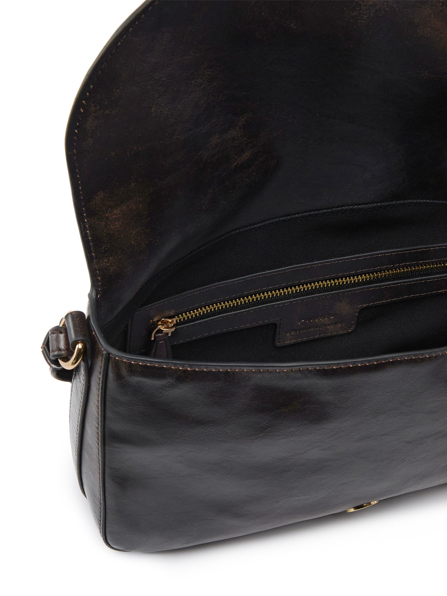 Borsa Love Satchel in pelle 107655 A3LOL64Y PINKO 