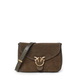 Borsa a tracolla Mini Love Bag Satchel in suede 107656 A0F6V65Q PINKO 
