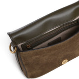 Borsa a tracolla Mini Love Bag Satchel in suede 107656 A0F6V65Q PINKO 