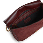 Borsa a tracolla Mini Love Bag Satchel in suede 107656 A0F6W34Q PINKO 