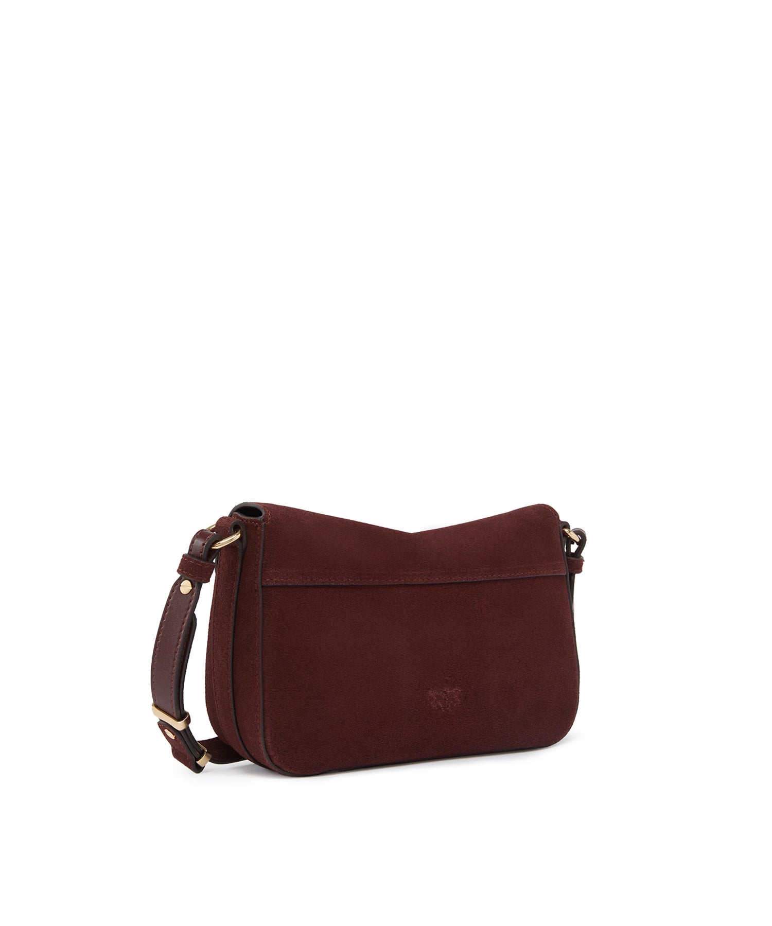 Borsa a tracolla Mini Love Bag Satchel in suede 107656 A0F6W34Y PINKO 
