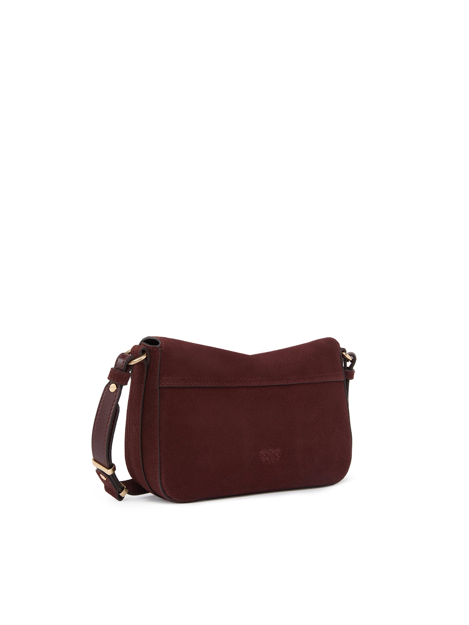 Borsa a tracolla Mini Love Bag Satchel in suede 107656 A0F6W34Y PINKO 