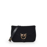 Borsa a tracolla Mini Love Bag Satchel in suede 107656 A0F6Z99Q PINKO 