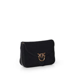 Borsa a tracolla Mini Love Bag Satchel in suede 107656 A0F6Z99Q PINKO 