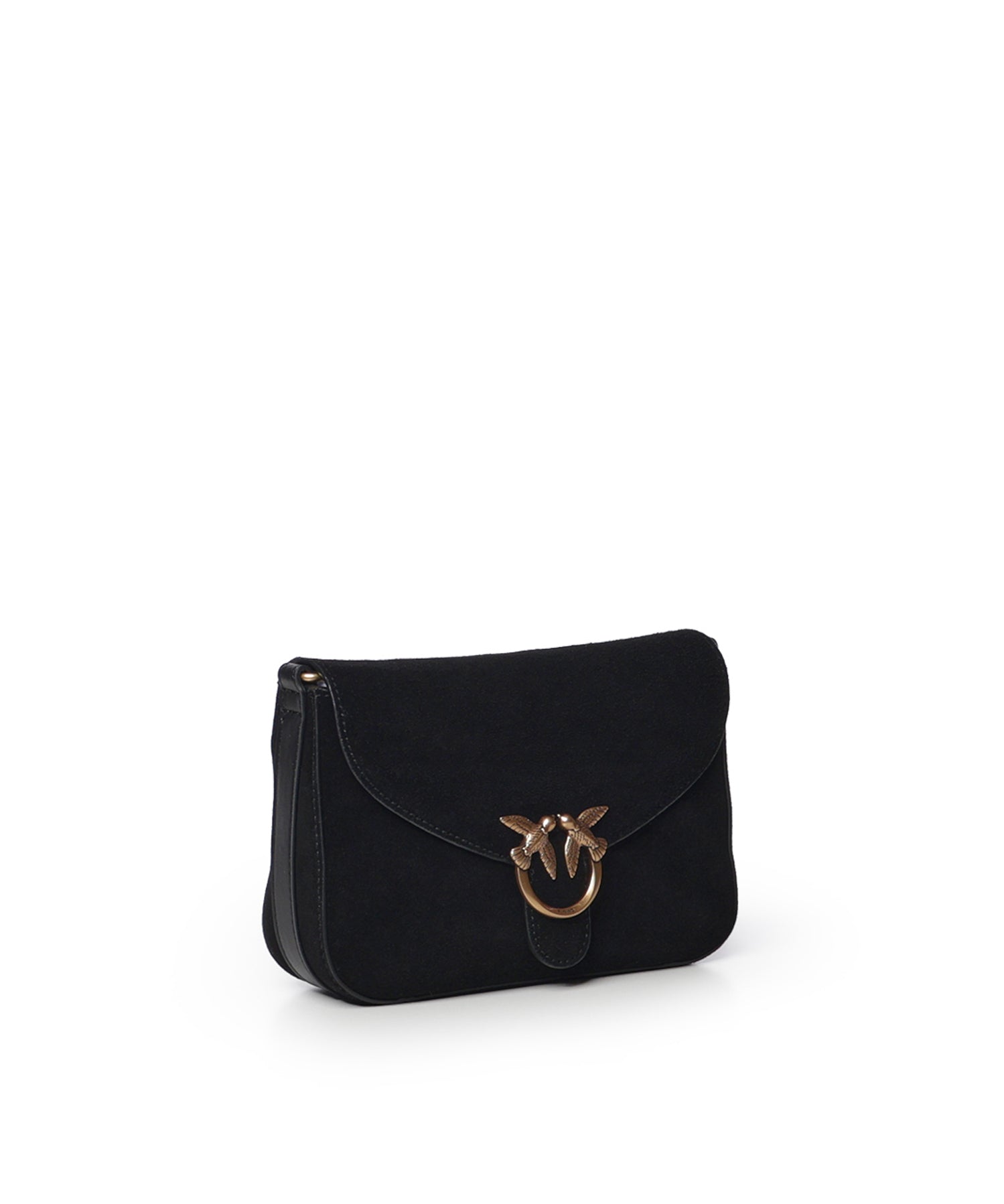 Borsa a tracolla Mini Love Bag Satchel in suede 107656 A0F6Z99Q PINKO 