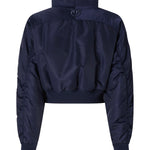 Bomber cropped in raso tecnico 107692 A2OIF92 PINKO 