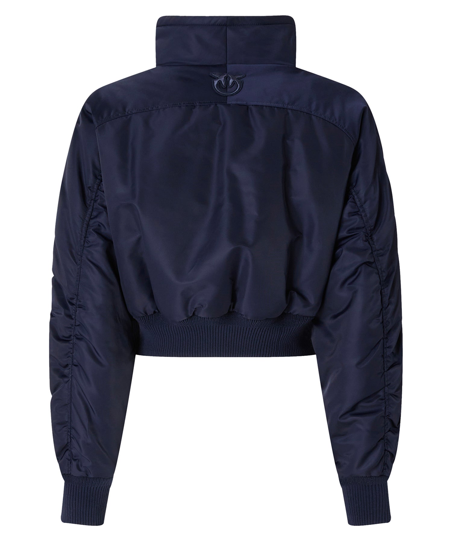 Bomber cropped in raso tecnico 107692 A2OIF92 PINKO 